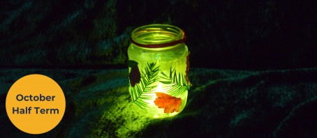 Family Glow Jar Making