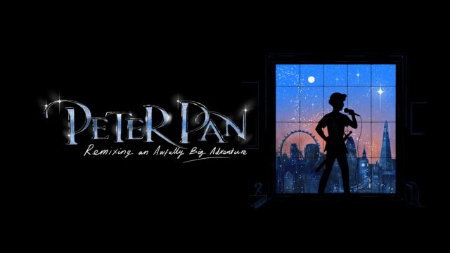 Peter Pan Remixing an Awfully Big Adventure poster.